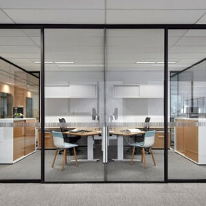 Cửa kính chống cháy 2 cánh kèm fix