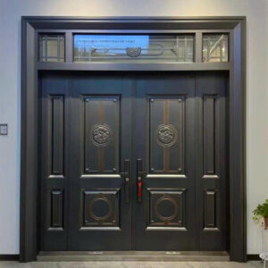 Cửa thép vân gỗ – H6