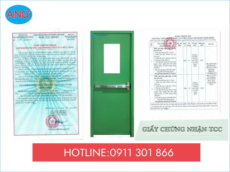 cách nhận biết cửa chống cháy thật giả 01