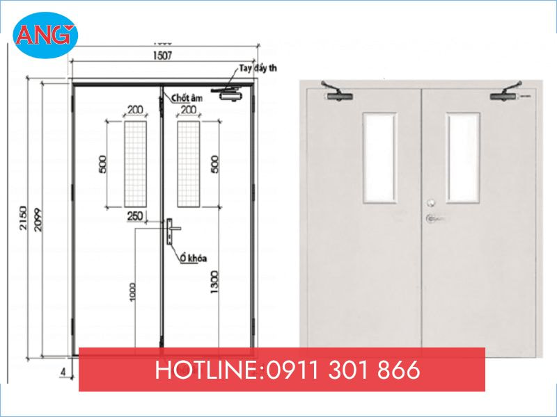 Cửa Chống Cháy Đạt Chuẩn PCCC